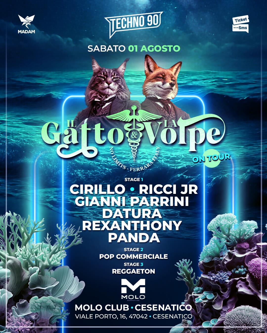 Techno 90 Molo Club Cesenatico