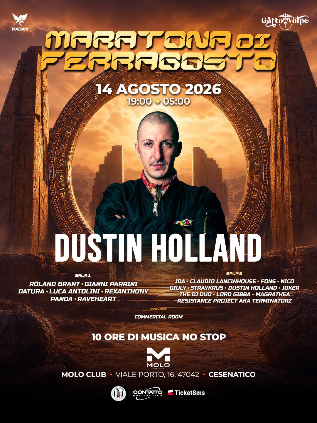 Dustin Holland alla Maratona di Ferragosto