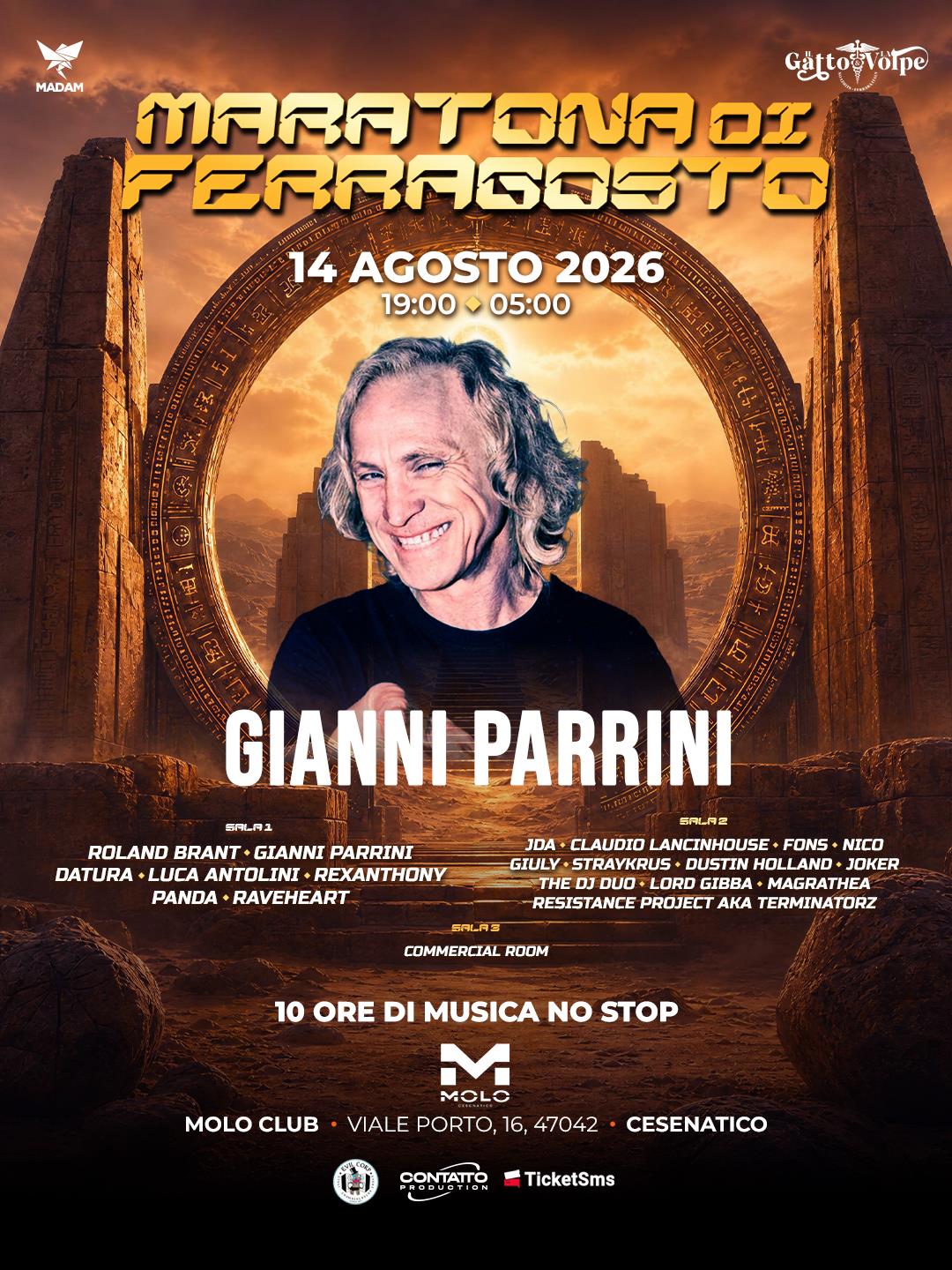 Gianni Parrini alla Maratona di Ferragosto