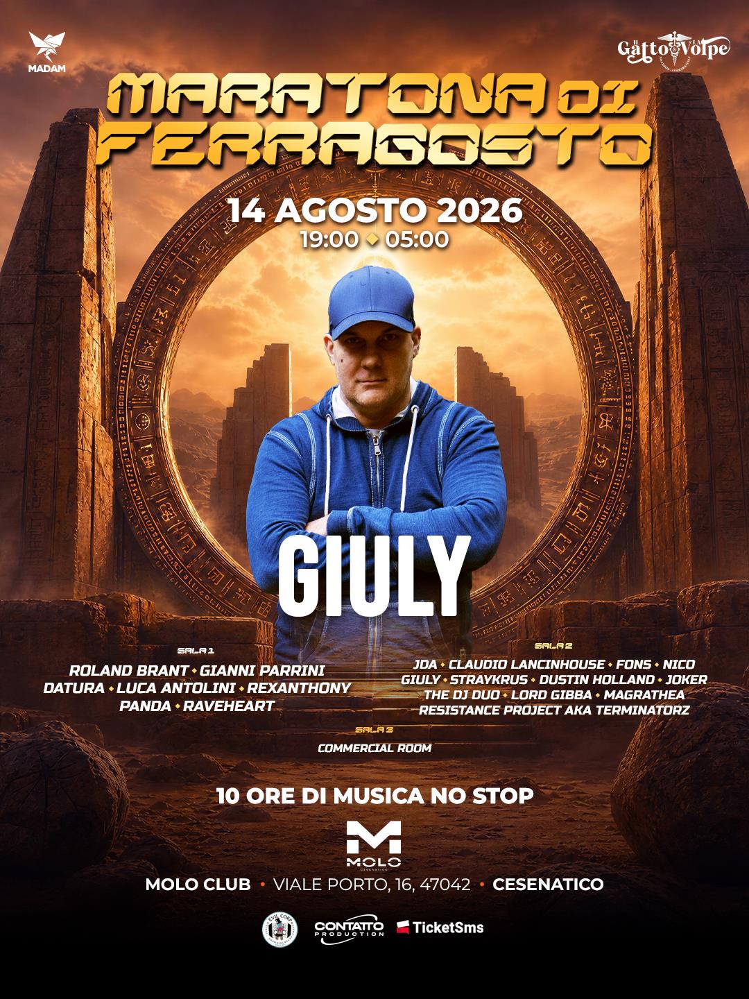 Nico Giuly alla Maratona di Ferragosto