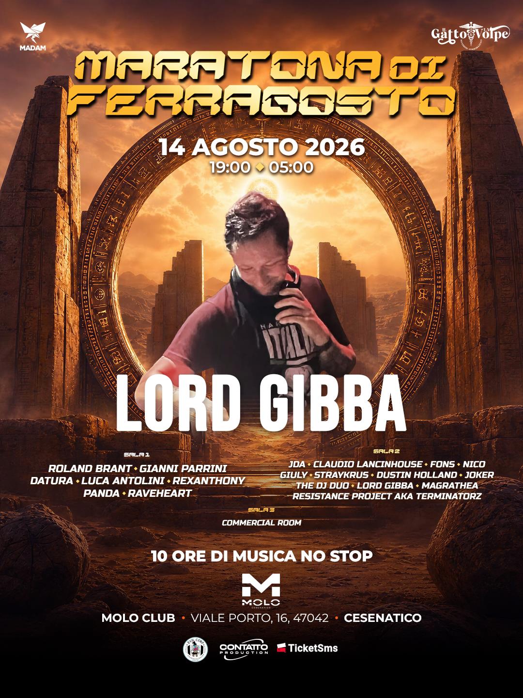 Lord Gibba alla Maratona di Ferragosto