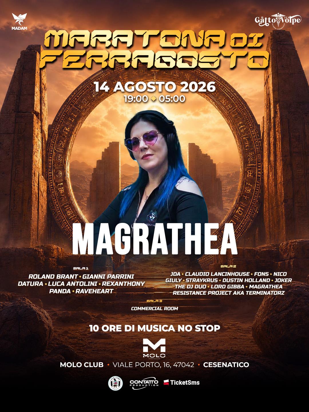Magrathea alla Maratona di Ferragosto