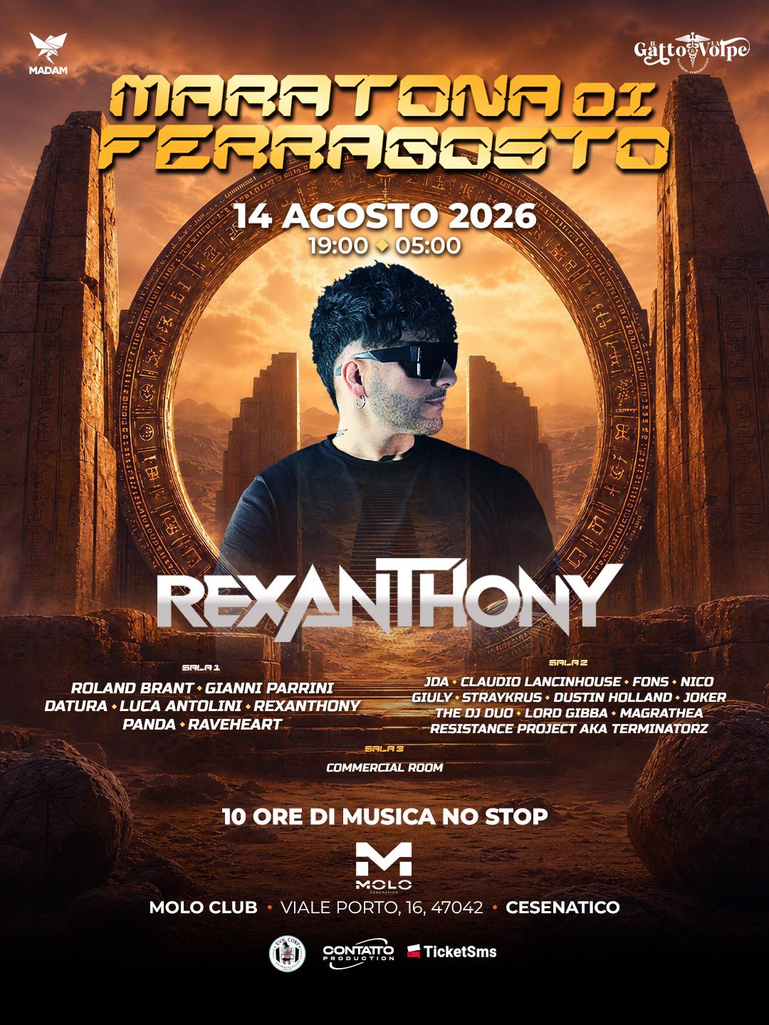 Rexanthony alla Maratona di Ferragosto