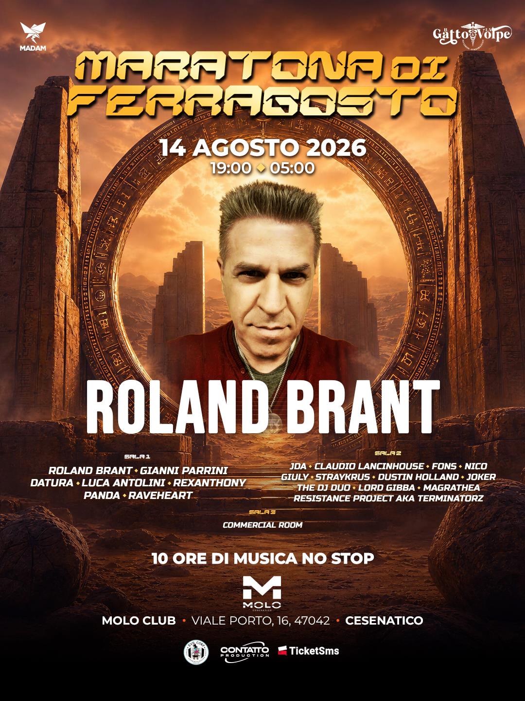 Roland Brant alla Maratona di Ferragosto