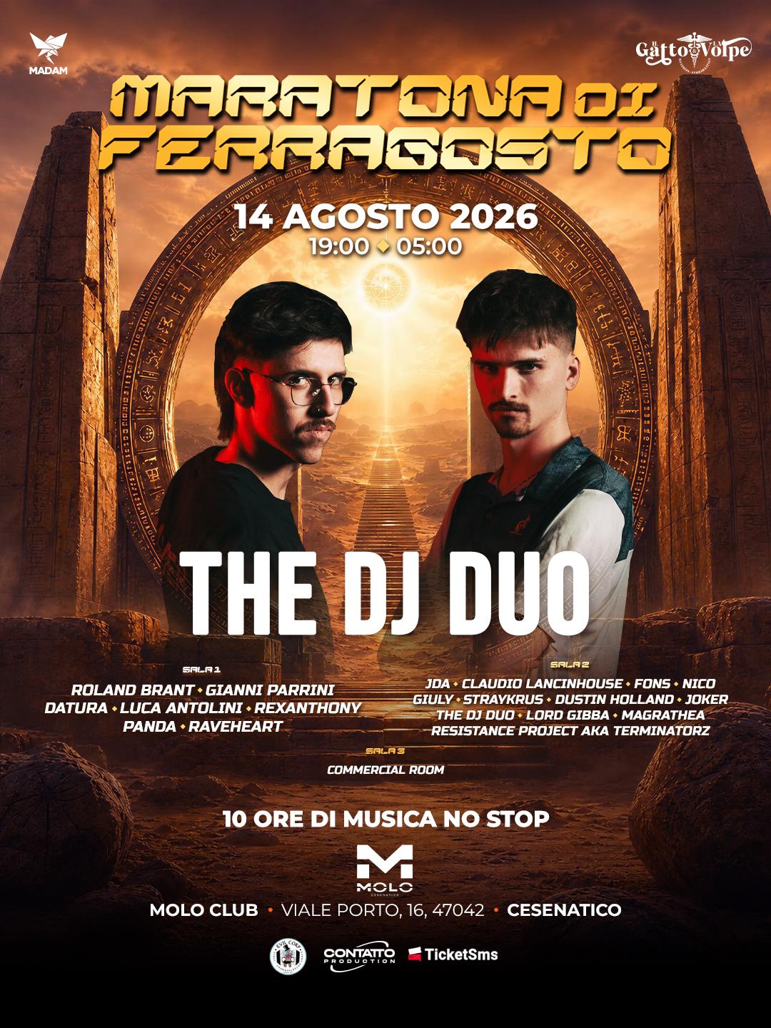 The DJ Duo alla Maratona di Ferragosto