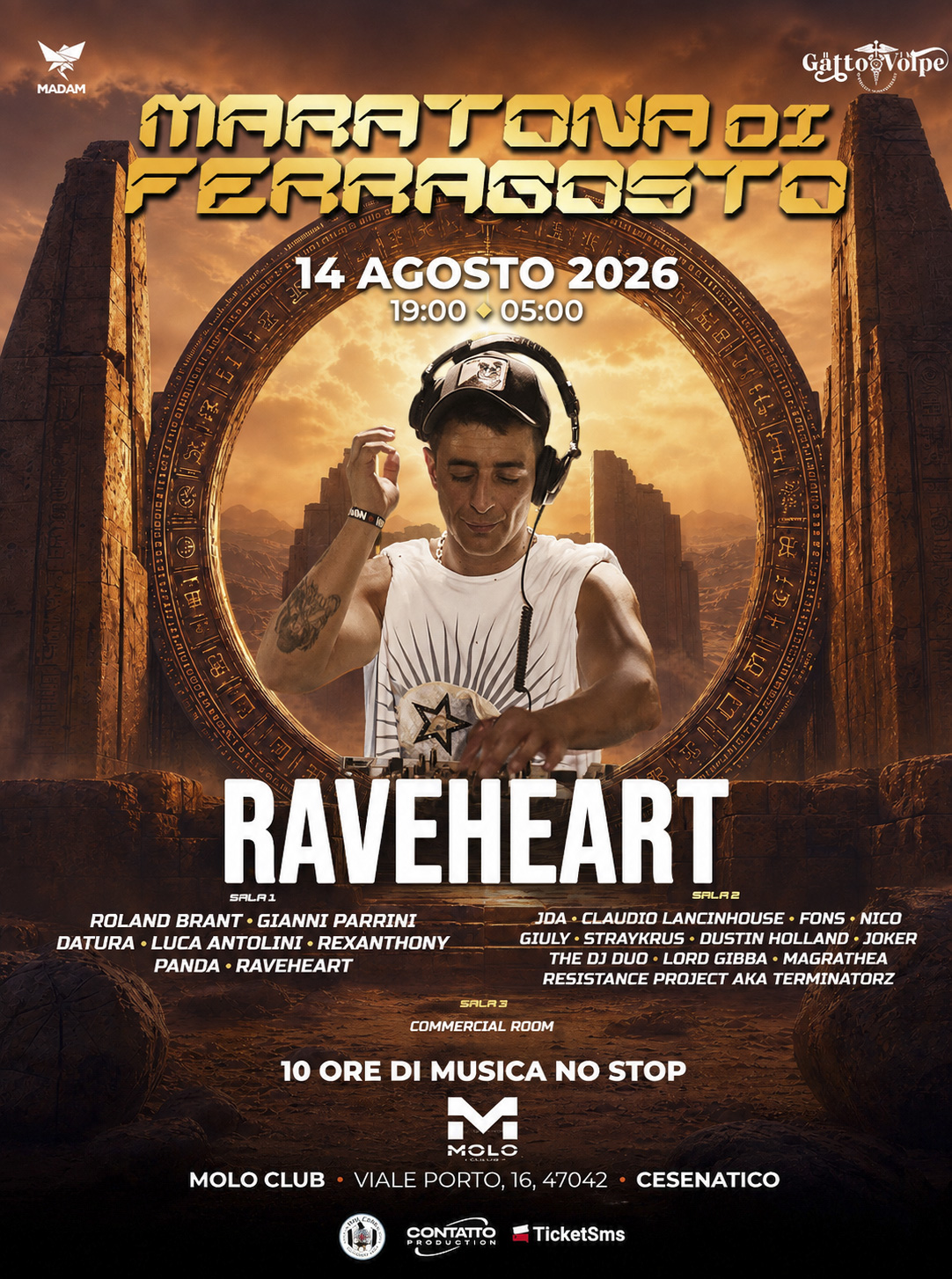 Raveheart alla Maratona di Ferragosto